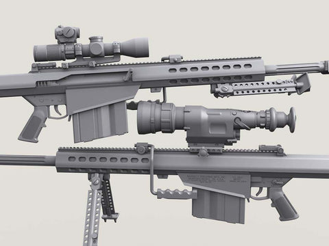 レジェンド LF3D075 1/35 バレット M107 スナイパー ライフル セット (インチ’ 2 ボディ)
