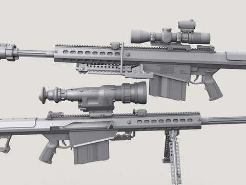レジェンド LF3D076 1/35 バレット M107 スナイパー ライフル w/QDL サプレッサー セット (インチ’ 2 ボディ)