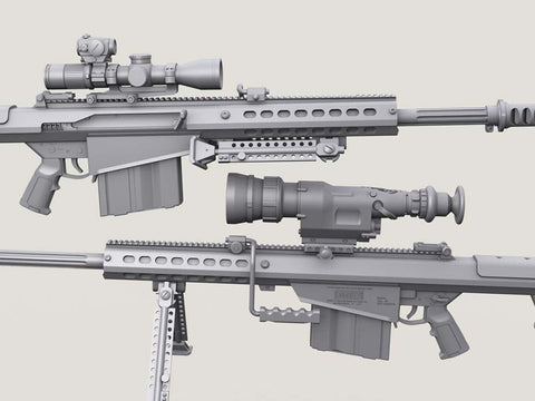 レジェンド LF3D077 1/35 バレット M107A1 スナイパー ライフル セット (インチ’ 2 ボディ)