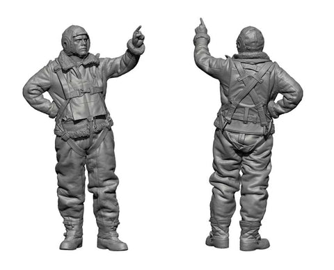レジェンド LF4820 1/48 WWII アメリカ爆撃機パイロット & 地上乗組員