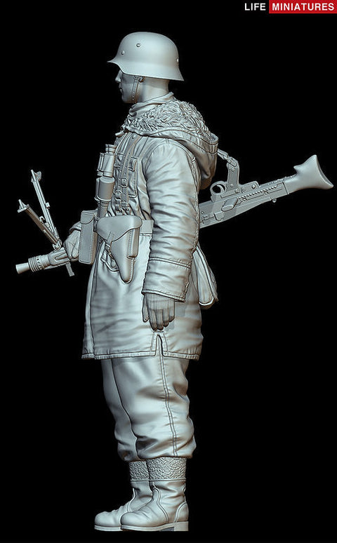 ライフミニチュア LM-16006 1/16 ドイツ武装親衛隊 MG42 ガンナー,東部戦線1943