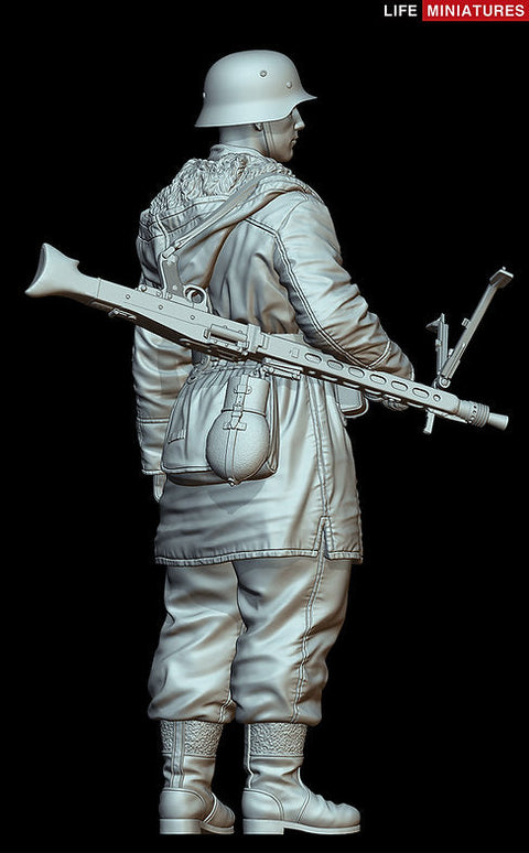 ライフミニチュア LM-16006 1/16 ドイツ武装親衛隊 MG42 ガンナー,東部戦線1943