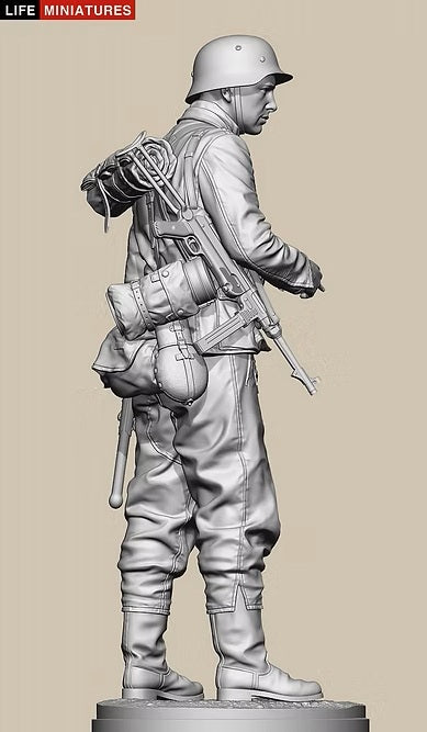 ライフミニチュア LM-16010 1/16 WWII ドイツ ポトー迎撃戦 ハンセン戦闘団の分隊長 バルジの戦い1944