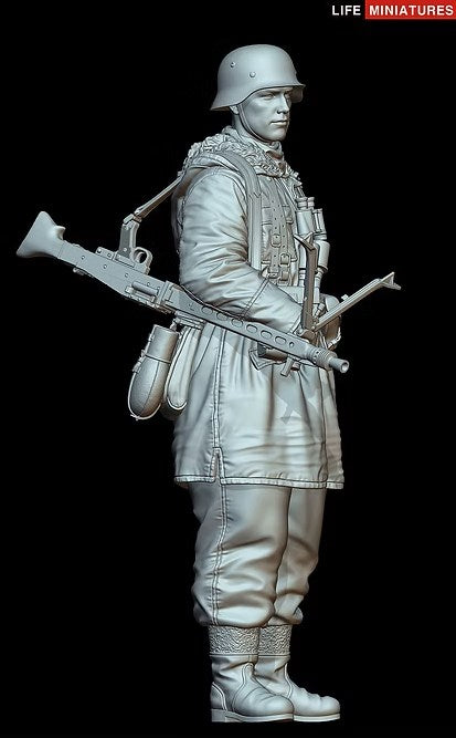 ライフミニチュア LM-35003 1/35 ドイツ武装親衛隊 MG42 ガンナー,東部戦線1943