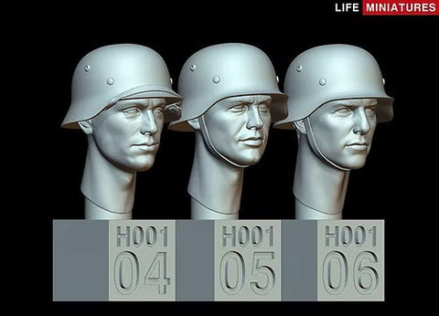 ライフミニチュア LM-35H001 1/35 WWII ドイツ軍 ヘッドセット No.1