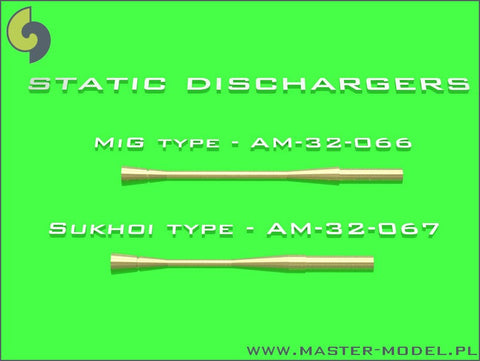 マスター AM-32-066 1/32 スタティックディスチャージャー（放電索)、ミグ ジェット機用（14本入り）