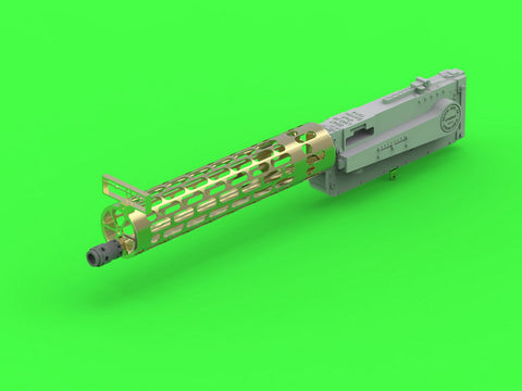 マスター AM-32-104 1/32 WWIドイツ軍 機関銃、シュパンダウLMG 08（1丁）（放熱ジャケットver.3付)