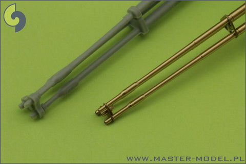 マスター AM-35-001 1/35 M197 3本砲身ロータリー20ｍｍキャノン砲、エッチングパーツの固定金具付挽物銃身 (AH-1 コブラ用）