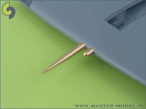 マスター AM-48-004 1/48 スーパーマリンスピットファイア Cウィング用 フェアリング付イスパノ20mm機関砲(2種類）