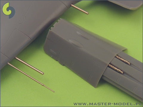マスター AM-48-018 1/48 フォッケウルフ Fw 190 A6型 の武装セット（MG 17機関銃の銃口,ＭＧ151機関砲銃身,フェアリング内蔵ＭＧ151機関砲銃身)およびピトー管