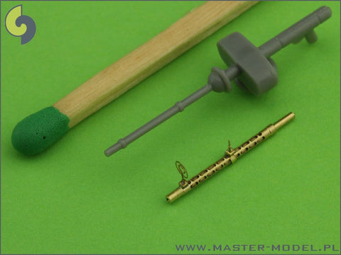 マスター AM-48-055 1/48 ドイツ空軍 航空機関砲 MG15の挽物製銃身とエッチングパーツのガンサイト（2本入り）