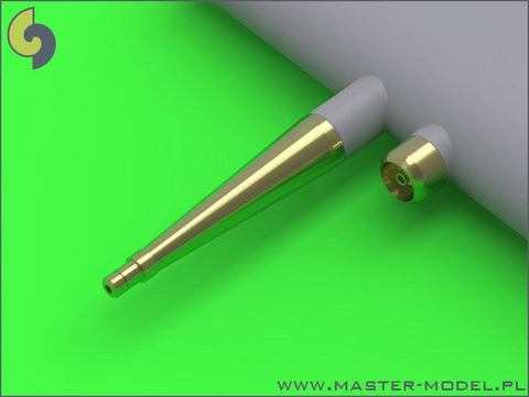 マスター AM-48-102 1/48 スピットファイア Mk.IXe/XVIe の初期型武装(円錐形) フェアリング付 イスパノ20mmキャノン砲の砲身とブローニング .50キャリバー銃身（エデュアルド用）