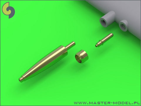 マスター AM-48-103 1/48 スピットファイア Mk.IXe/XVIe の後期型武装(円筒形) フェアリング付 イスパノ20mmキャノン砲の砲身とブローニング .50キャリバー銃身（エデュアルド用）