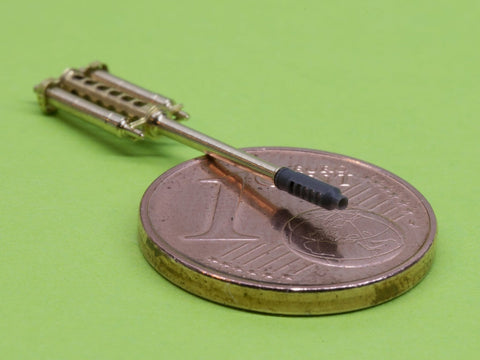 マスター AM-48-125 1/48 AH-64 アパッチの装備セット（M230(30mm)チェーンガンの砲身,ピトー管,およびテイルアンテナ）（レジン、エッチングパーツ、挽物パーツ）