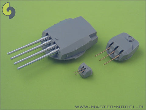 マスター SM-350-039 1/350 リシュリュー 武装 380ｍｍ砲(8本), 152mm砲(9本), 100mm砲(12本)