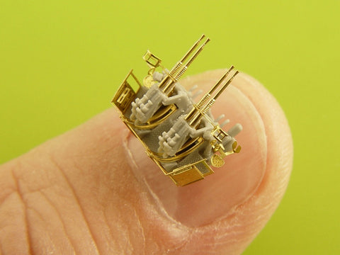 マスター SM-350-093 1/350 アメリカ海軍 ボフォース 40mm/56口径砲 4連装 ver.1 / Mk-51方位盤付 (レジン, エッチングパーツ および挽物パーツ) (6本入り)