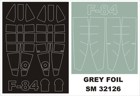 モンテックス SM32126 1/32 F-84E サンダージェット(ホビーボス用) ミニマスク