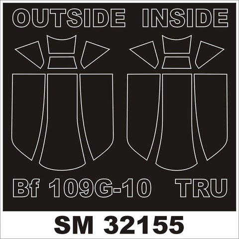 モンテックス SM32155 1/32 Bf 109G-10(トランぺッター用) ミニマスク
