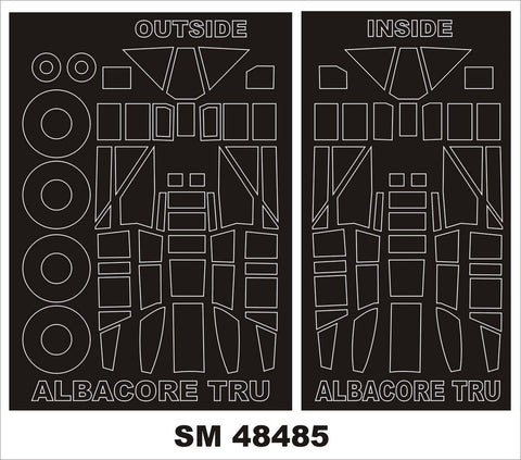 モンテックス SM48485 1/48 フェアリー アルバコア(トランぺッター用) ミニマスク