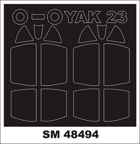 モンテックス SM48494 1/48 YAK-23DC(A & Aモデル用) ミニマスク