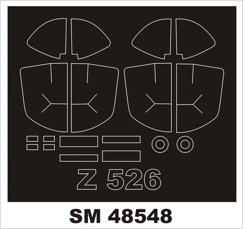 モンテックス SM48548 1/48 ズリン 526(エデュアルド用) ミニマスク