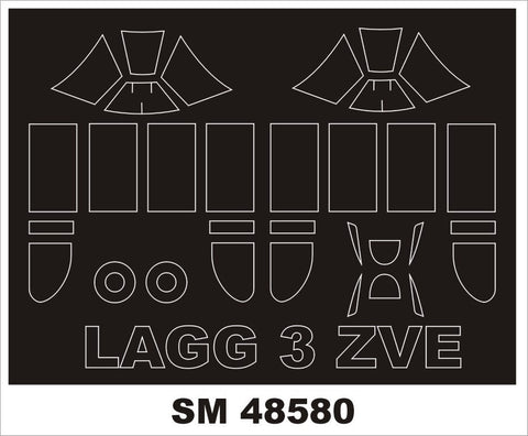 モンテックス SM48580 1/48 LaGG-3(ズベズダ用) ミニマスク
