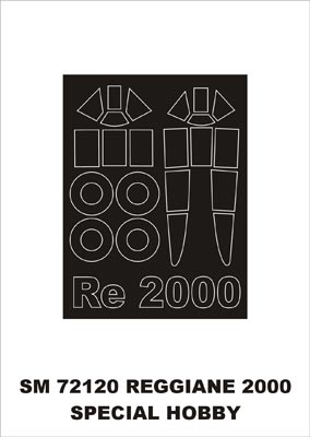 モンテックス SM72120 1/72 レジアーネ 2000(スペシャルホビー用) ミニマスク