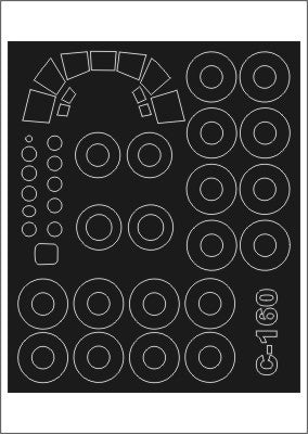 モンテックス SM72138 1/72 C-160 トランザール (レベル用)  ミニマスク