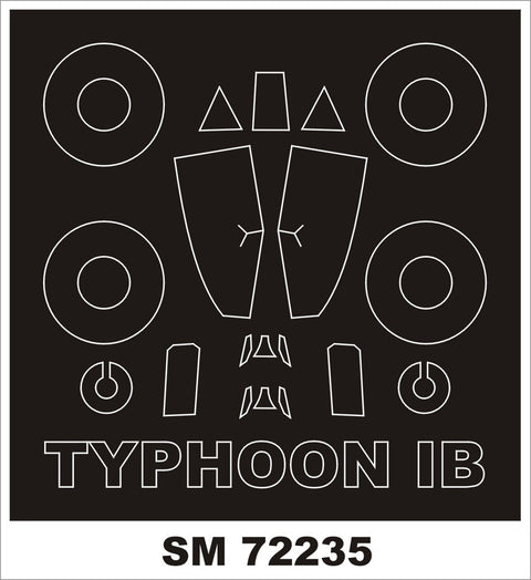 モンテックス SM72235 1/72 タイフーン Ib(ブレンガン用) ミニマスク