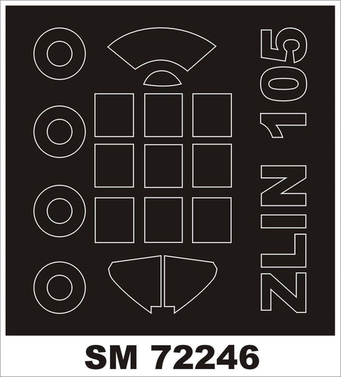 モンテックス SM72246 1/72 ズリン C-105(KPモデル用) ミニマスク