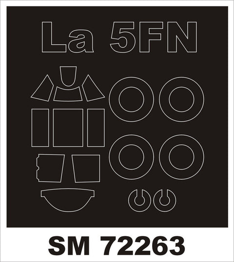 モンテックス SM72263 1/72 La-5FN(KPモデル用) ミニマスク