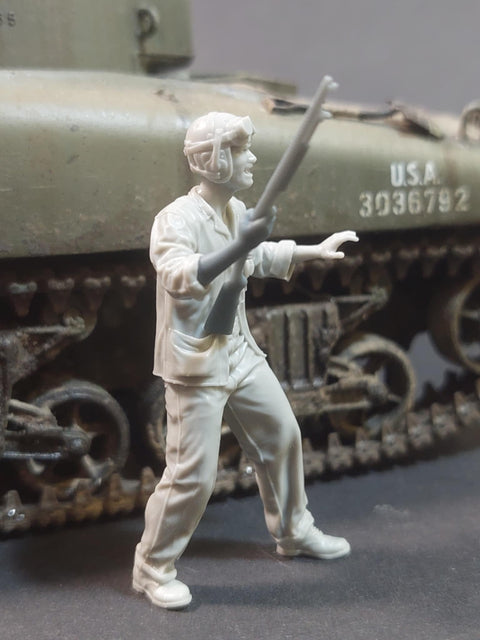 パンツァーアート FI35-205 1/35 WWIIアメリカ 海兵隊戦車兵 近接戦闘 No.1