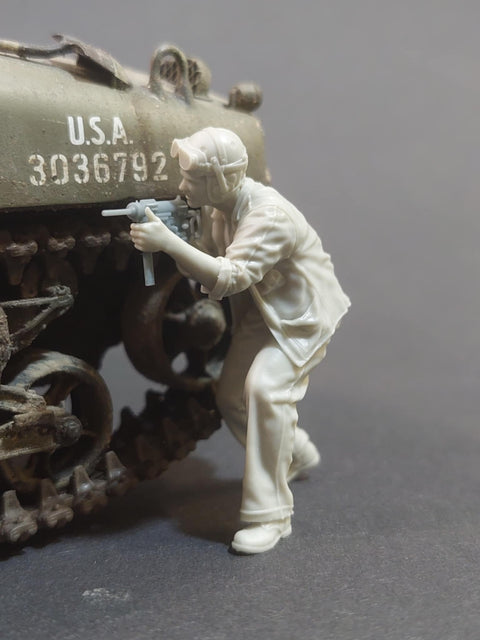 パンツァーアート FI35-206 1/35 WWIIアメリカ 海兵隊戦車兵 近接戦闘 No.2