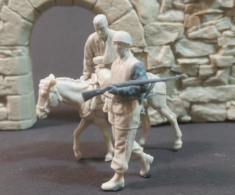 パンツァーアート FI35-243 1/35 WWIIドイツ 負傷した降下猟兵セット