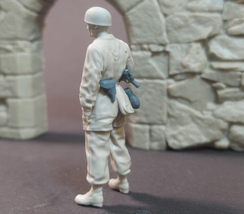パンツァーアート FI35-244 1/35 WWIIドイツ 降下猟兵 休憩中 No.1