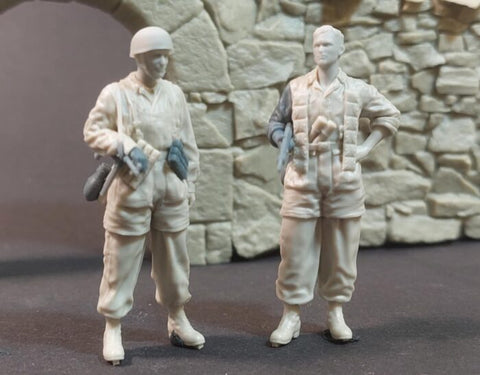 パンツァーアート FI35-246 1/35 WWIIドイツ 降下猟兵 休憩中 2体セット