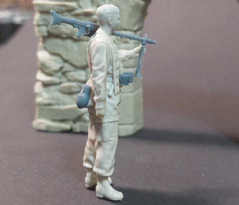 パンツァーアート FI35-247 1/35 WWIIドイツ 降下猟兵 MG34 砲手