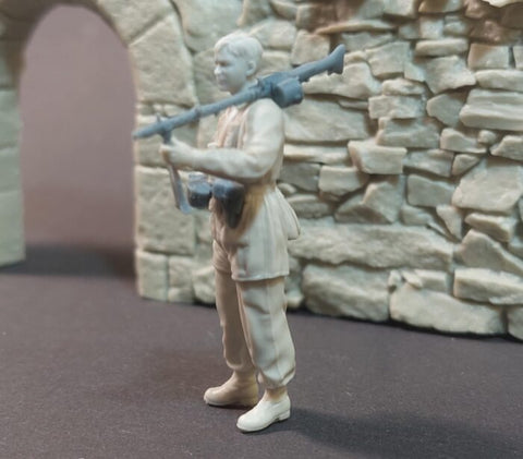 パンツァーアート FI35-247 1/35 WWIIドイツ 降下猟兵 MG34 砲手