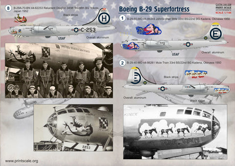 プリントスケール 144-008 1/144 ボーイング B-29 スーパーフォートレス
