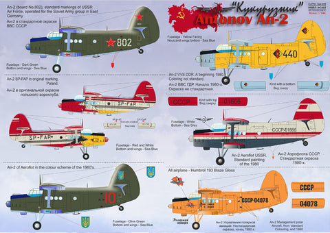 プリントスケール 144-009 1/144 アントノフ AN-2