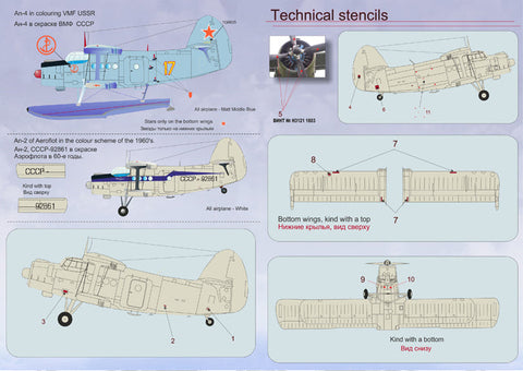 プリントスケール 144-009 1/144 アントノフ AN-2