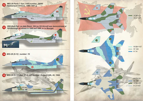 プリントスケール 144-012 1/144 MiG-29