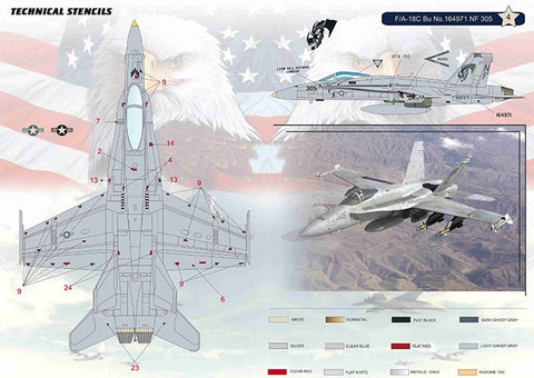 プリントスケール 144-019 1/144 F-18 ホーネット