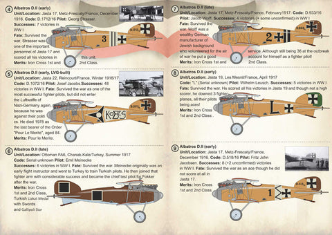 プリントスケール 72-235 1/72 アルバトロス D.I＆D.II エース