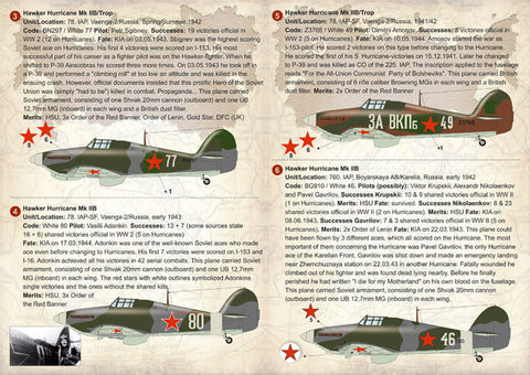 プリントスケール 72-242 1/72 ソビエト ホーカー ハリケーン エース WWII