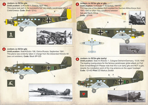 プリントスケール 72-248 1/72 ユンカース JU 52 Part 2