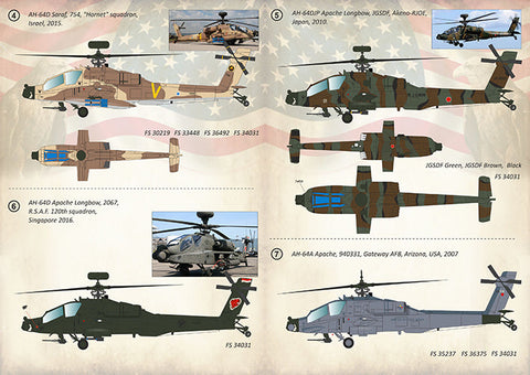プリントスケール 72-304 1/72 AH-64 アパッチ Part 2