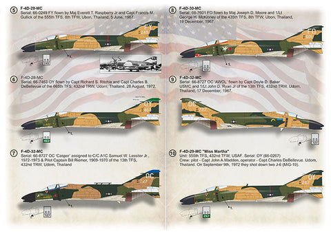 プリントスケール 1/72 72-456 マクドネル・ダグラス F-4D ファントム II
