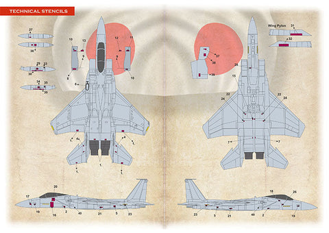 プリントスケール 72-466 1/72 F-15 三菱 F-15J イーグル ホワイト ドラゴン