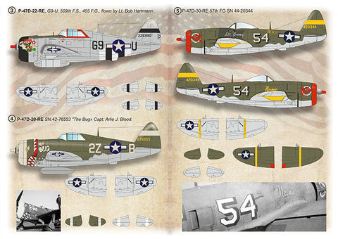 プリントスケール 1/72 72-527 P-47 サンダーボルトエース